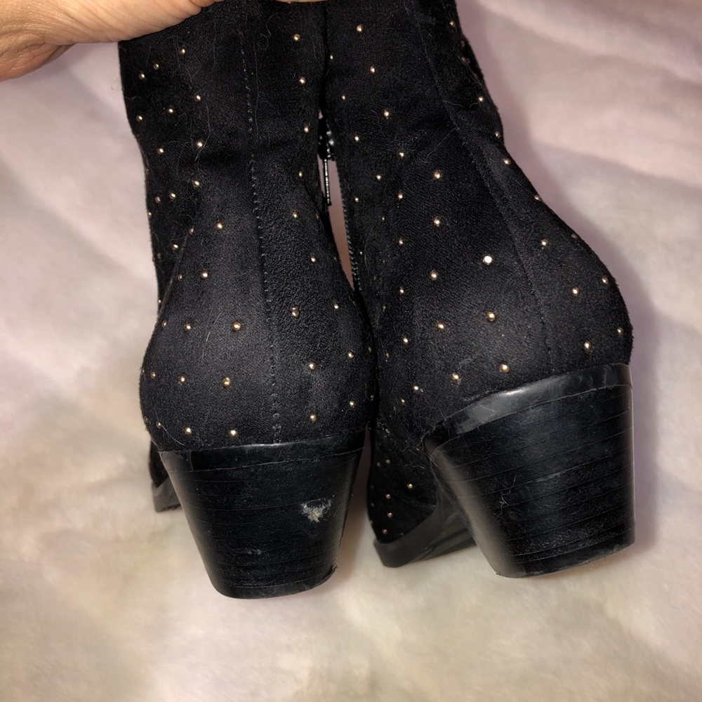 Gold Studded Booties - image 6